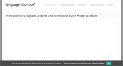 Desktop Screenshot of lektorat-englisch.de